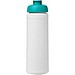 Baseline® Plus 750 ml Flasche mit Klappdeckel, weiß/aquablau