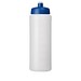 Baseline® Plus grip 750 ml Sportflasche mit Sportdeckel, transparent/blau