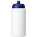Baseline Recycelte Sportflasche, 500 ml, weiß/dunkelblau
