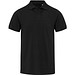 Beryl 220 g/m² Kurzärmeliges Poloshirt Bio-Recyclingmaterial (OCS), unisex, schwarz, XS