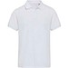Beryl 220 g/m² Kurzärmeliges Poloshirt Bio-Recyclingmaterial (OCS), unisex, weiss, XS