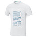 Borax Cool Fit T-Shirt aus recyceltem  GRS Material für Herren, weiss, L