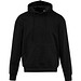 Boris Oversize Kapuzenpullover aus recycelter 280 g/m2 Bio Baumwolle (OCS), unisex, schwarz, 4XS