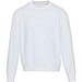 Boris Oversize Sweatshirt mit Rundhalsausschnitt aus recycelter 280 g/m2 Bio Baumwolle (OCS), unisex, weiss, 3XL
