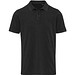 Calgary Poloshirt für Herren im Washed Look, 200 g/m2, schwarz, XL