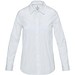 Carnelian 133 g/m² Popeline Bluse, weiss, XXL