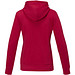 Charon Damen Kapuzenpullover, rot, L