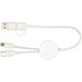 Citala 30 cm 5-in-1 Kabel aus recyceltem Kunststoff für Datenübertragung und 27W Schnellladung, weiss