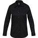 Citrine 185 g/m² Twill Bluse, schwarz, XS