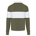 Clyde Rugby Polo Sweatshirt Unisex, grün / weiß, XS