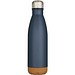 Cove 500 ml doppelwandige, vakuumisolierte Trinkflasche aus Edelstahl mit Korkdetails, hale blau