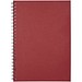 Desk-Mate® A5 farbiges Notizbuch mit Spiralbindung, rot