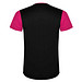Detroit T-Shirt Unisex aus recyceltem Material, fuchsia / schwarz, M