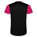 Detroit T-Shirt Unisex aus recyceltem Material, fuchsia / schwarz, XL