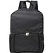 EcoFold faltbarer RPET Rucksack 15 L, schwarz