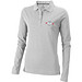 ELEVATE Damen Langarm Poloshirt Oakville, grau meliert, XXL