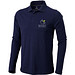 ELEVATE Herren Langarm Poloshirt Oakville, dunkelblau, M