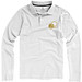 ELEVATE Herren Langarm Poloshirt Oakville, weiß, XL