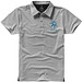 ELEVATE Herren Stretch Poloshirt Markham, grau meliert, M