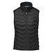 Epidote isolierter Daunen-Bodywarmer für Damen, schwarz, XXL