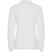 Estrella Langarm Poloshirt für Damen, weiss, XL