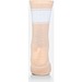 Farbige Tennissocken, 37-41, Peach / White