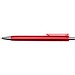 Feld RCS recycelter Kugelschreiber mit Metallic-Finish (schwarze Mine), rot
