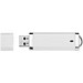 Flat USB-Stick, weiss, 16GB