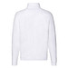 FRUIT OF THE LOOM® Unisex Sweatshirt Zip-Neck, weiß, L