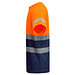 Funktionsshirt Tauri mit kurzen Ärmeln, XXXL, navy/fluor orange