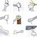 Geschenkartikel: ROMINOX® Key Tool Snake (19 Funktionen) im Motiv-Mäppchen Werkzeug, silber
