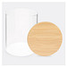 Glas-Vorratsdose ECO STORAGE S, Füllmenge ca. 450 ml,braun, transparent