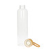 Glasflasche Bamboo mit Hülle, 750 ml, transparent