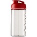 H2O Active® Bop 500 ml Sportflasche mit Klappdeckel, transparent/rot
