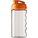 H2O Active® Bop 500 ml Sportflasche mit Klappdeckel, transparent/orange