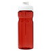 H2O Active® Eco Base 650 ml Sportflasche mit Klappdeckel, rot/ weiß