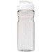 H2O Active® Eco Base 650 ml Sportflasche mit Klappdeckel, transparent/weiß