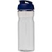 H2O Active® Eco Base 650 ml Sportflasche mit Klappdeckel, transparent/blau