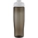 H2O Active® Eco Tempo 700 ml Sportflasche mit Klappdeckel, weiß/kohle