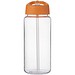 H2O Active® Octave Tritan™ 600 ml Sportflasche mit Ausgussdeckel, transparentklar/orange