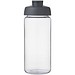 H2O Active® Octave Tritan™ 600-ml-Sportflasche mit Klappdeckel, transparentklar/grau
