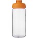 H2O Active® Octave Tritan™ 600-ml-Sportflasche mit Klappdeckel, transparentklar/orange