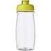 H2O Active® Pulse 600 ml Sportflasche mit Klappdeckel, transparent/limone