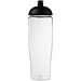 H2O Active® Tempo 700 ml Sportflasche mit Stülpdeckel, transparent/schwarz