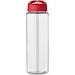 H2O Active® Vibe 850 ml Sportflasche mit Ausgussdeckel, transparent/rot