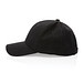 Impact 6 Panel Kappe aus 280gr rCotton mit AWARE Tracer, schwarz