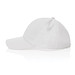 Impact 6 Panel Kappe aus 280gr rCotton mit AWARE Tracer, weiß