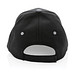Impact AWARE™ 280gr Brushed rCotton 6 Panel Kontrast-Cap, schwarz