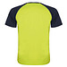 Indianapolis T-Shirt Unisex aus recyceltem Material, Fluor Yellow / schwarz, 2XL