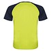 Indianapolis T-Shirt Unisex aus recyceltem Material, Fluor Yellow / schwarz, M